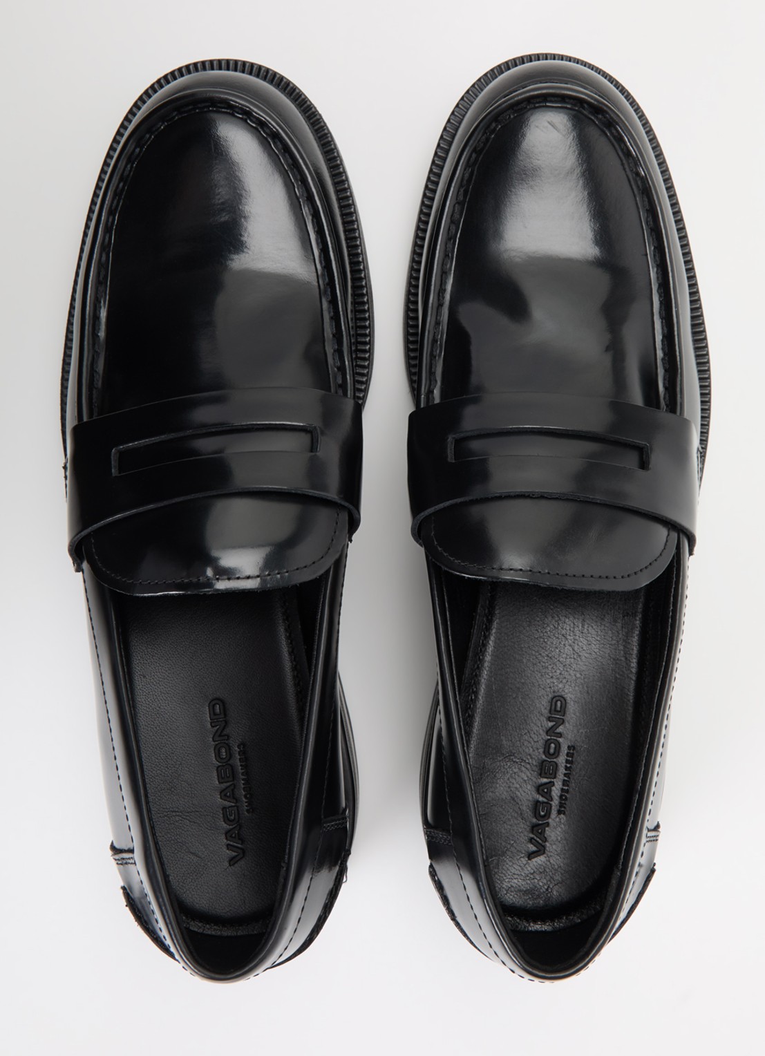 Vagabond Shoemakers Floyd loafer van leer - detail 4 zwart