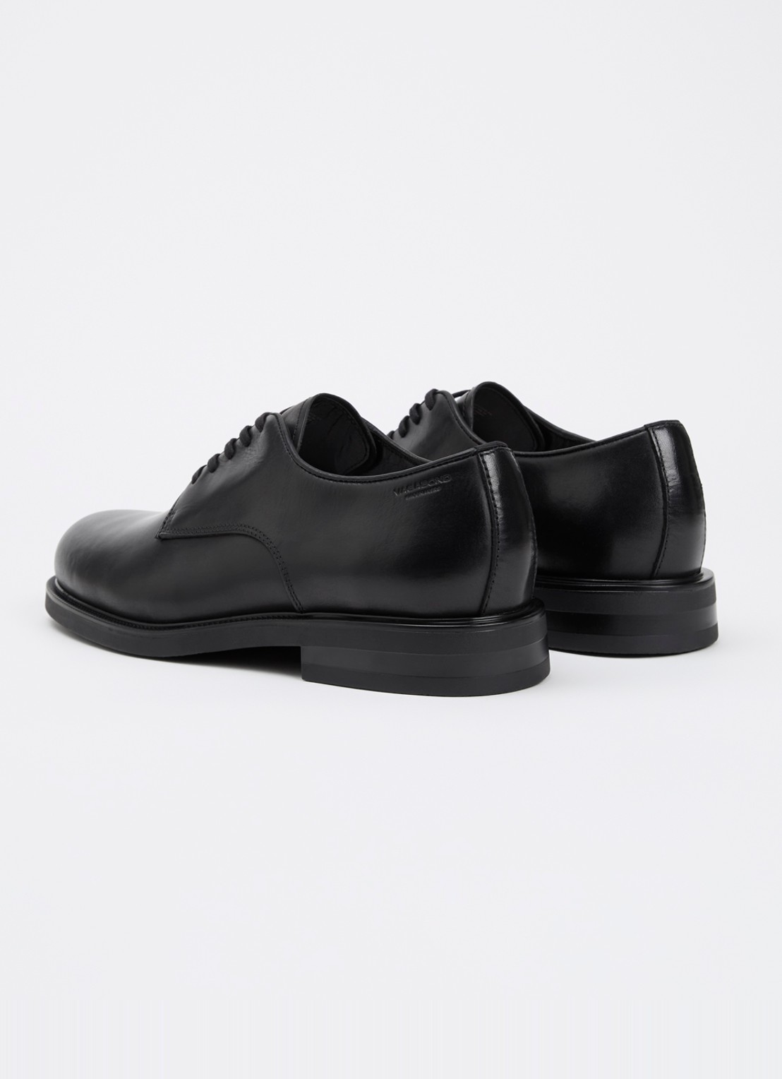 Vagabond Shoemakers Floyd veterschoen van leer - achterkant zwart