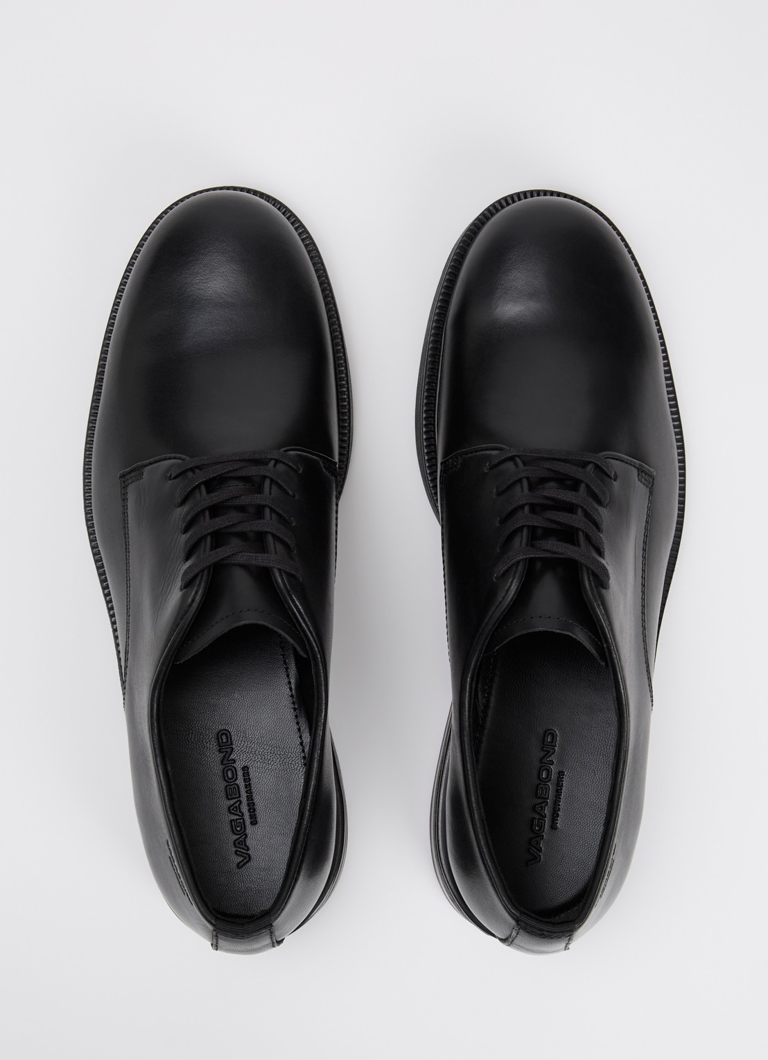 Vagabond Shoemakers Floyd veterschoen van leer - detail 5 zwart