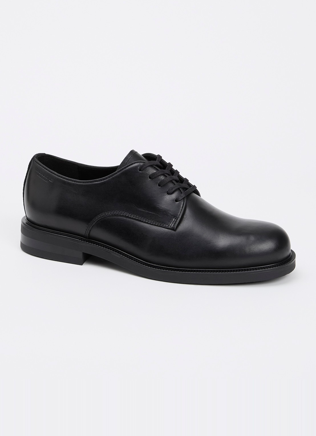 Vagabond Shoemakers Floyd veterschoen van leer - voorkant 2 zwart