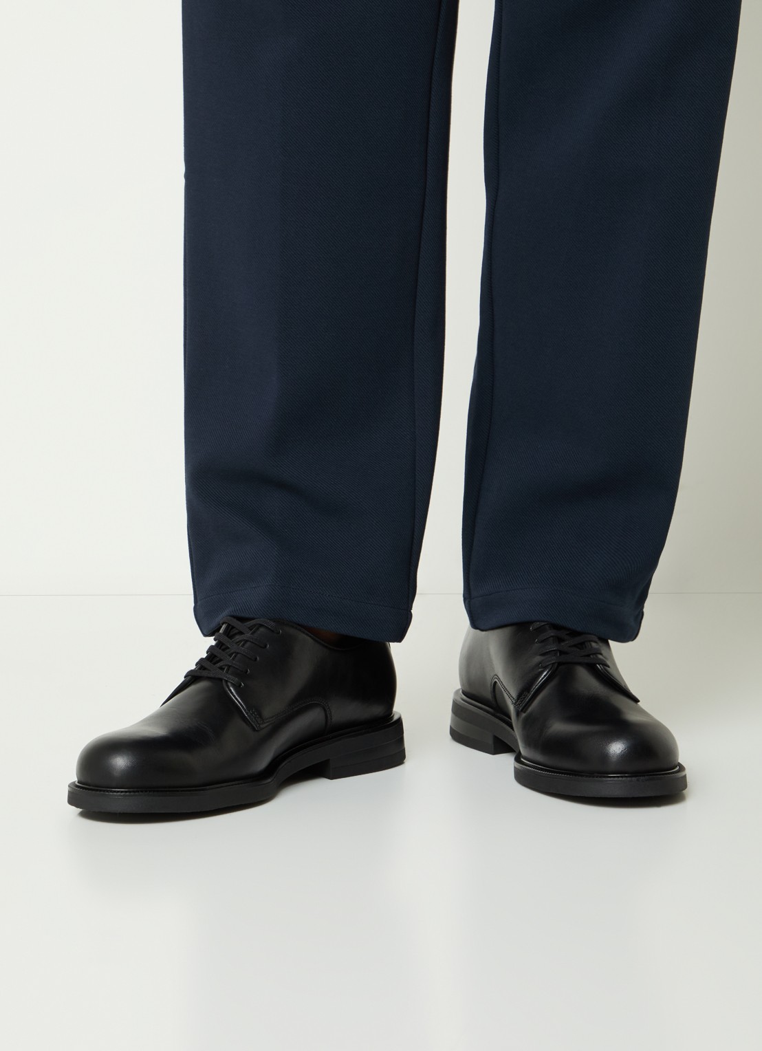 Vagabond Shoemakers Floyd veterschoen van leer - voorkant 3 zwart