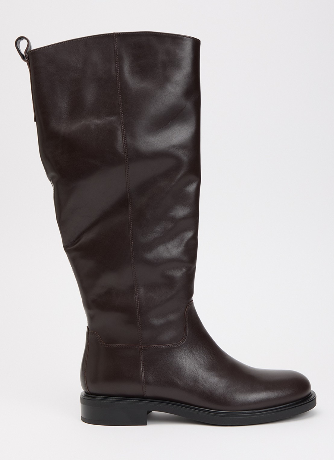 Vagabond Shoemakers Freya laars van leer - voorkant donkerbruin