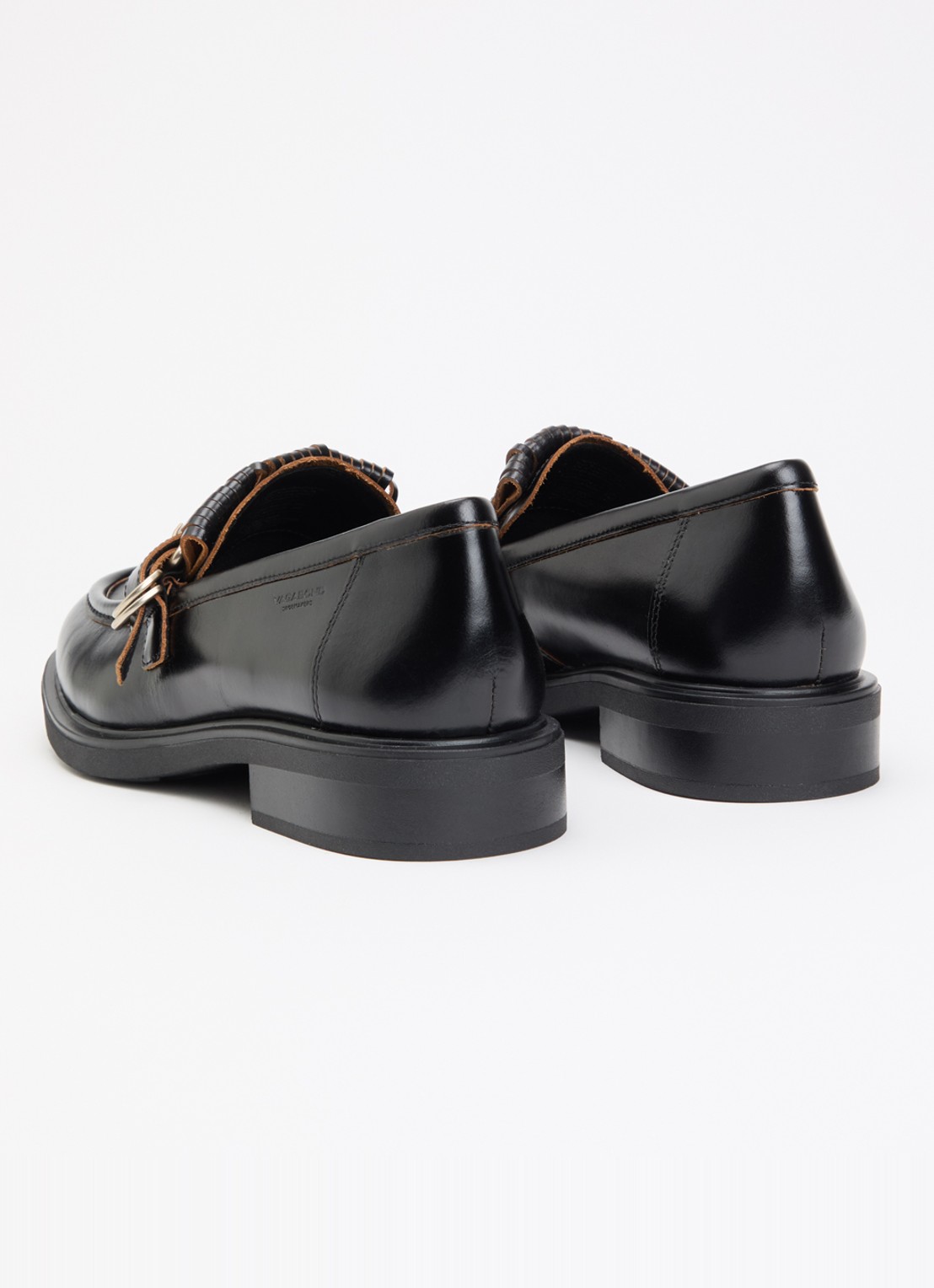 Vagabond Shoemakers Freya loafer van leer - achterkant zwart