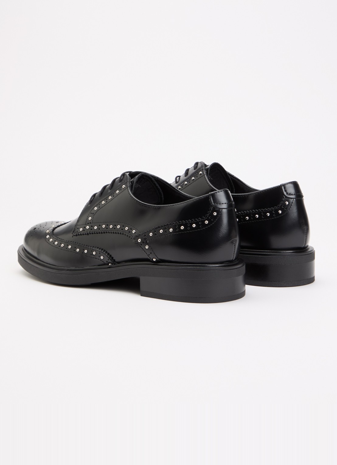 Vagabond Shoemakers Freya veterschoen van leer met studs - achterkant 3 zwart