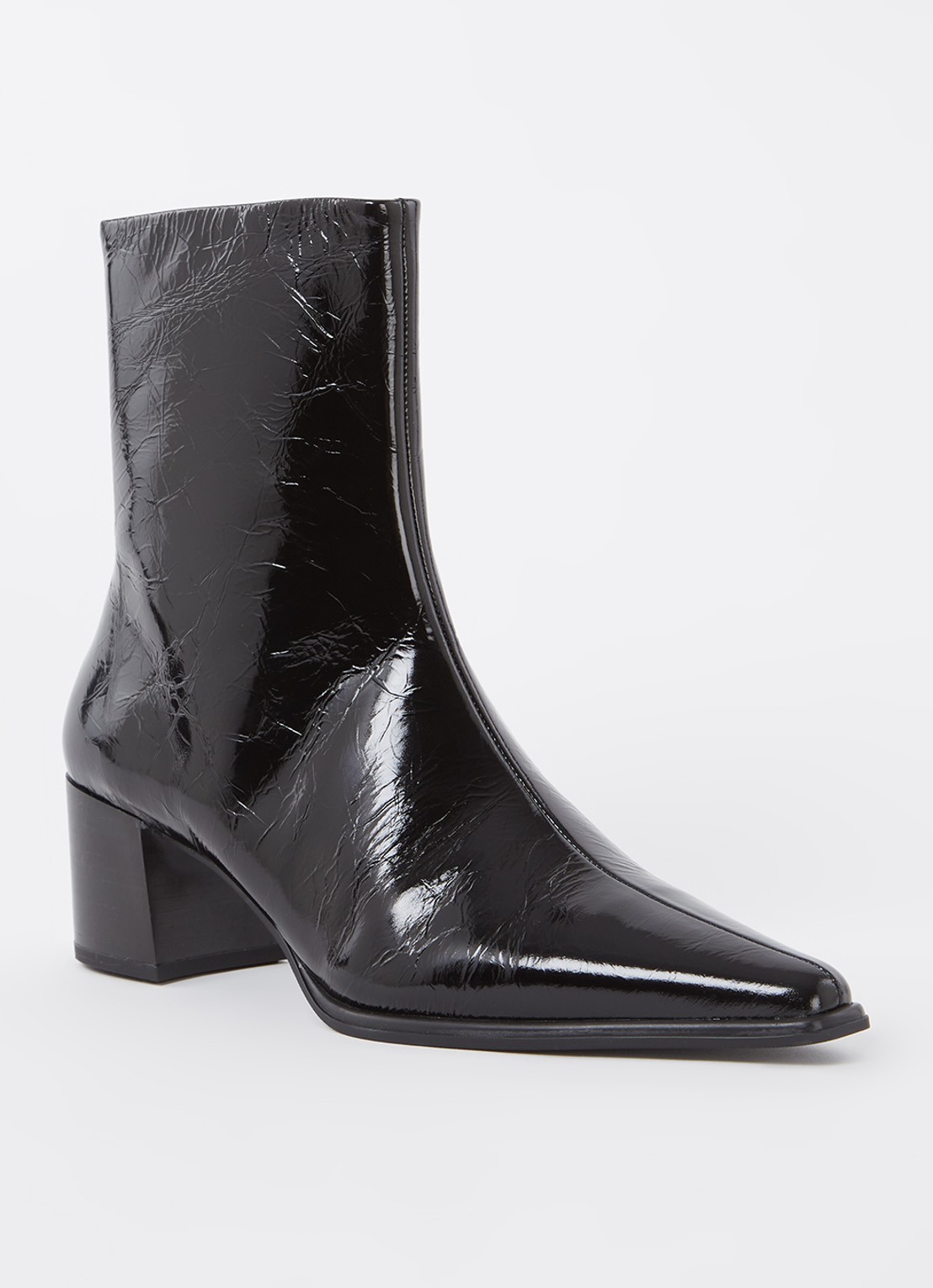 Vagabond Shoemakers Giselle enkellaarsje van leer - voorkant 4 zwart