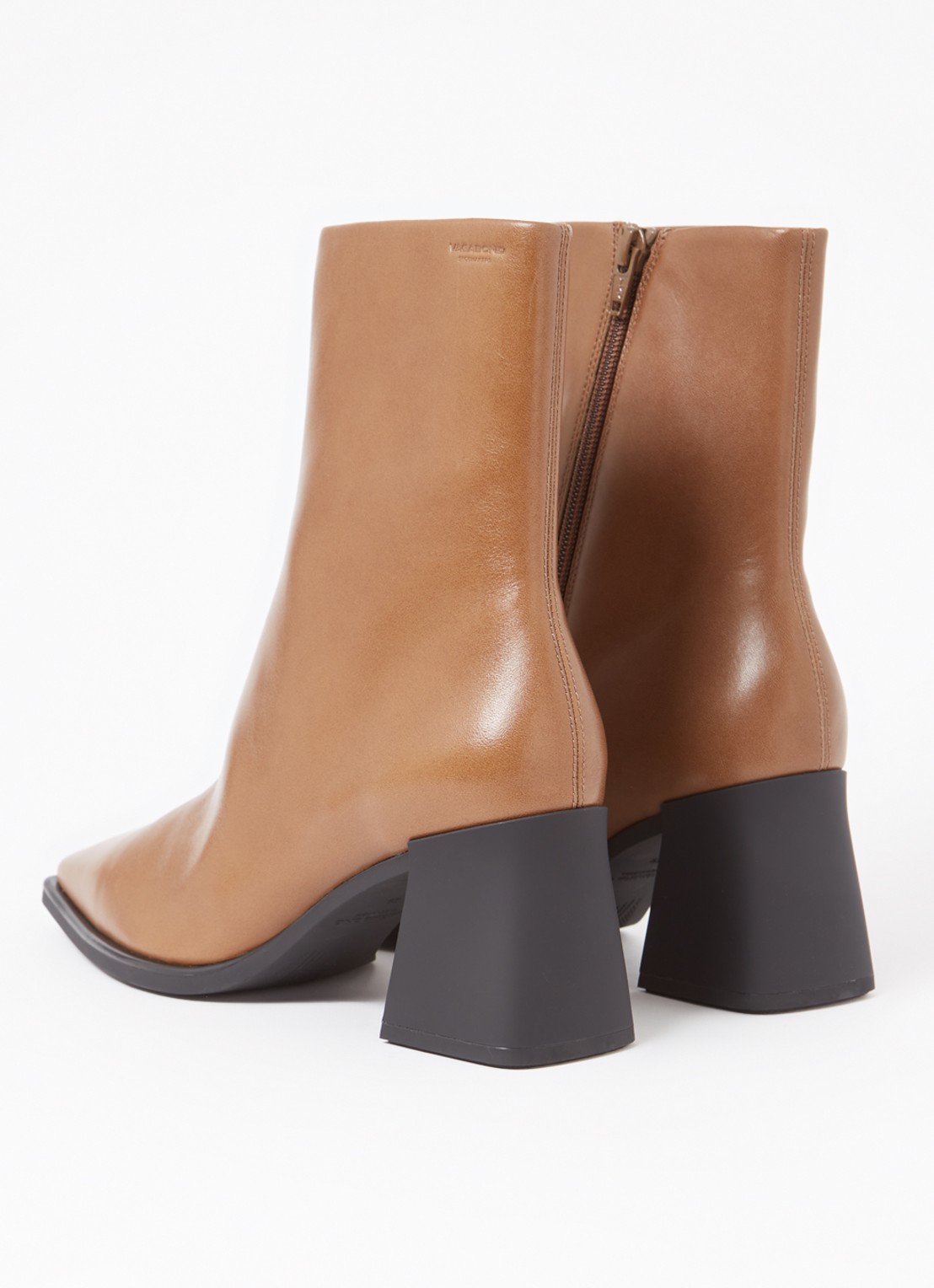 Vagabond Shoemakers Hedda enkellaarsje van leer - achterkant 5 camel