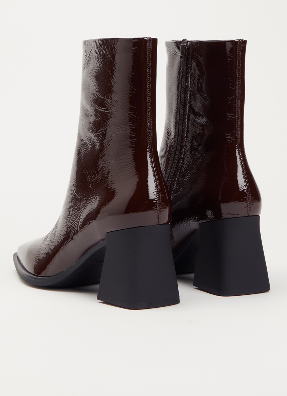 Vagabond Shoemakers Hedda enkellaarsje van leer - achterkant 4 donkerbruin
