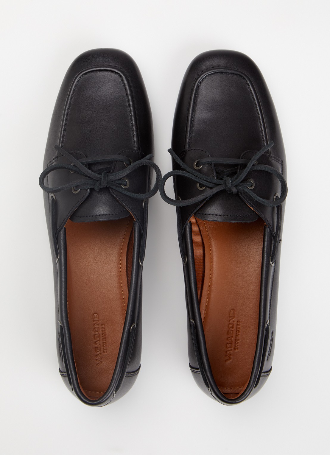 Vagabond Shoemakers Hillary bootschoen van leer  - detail 2 zwart