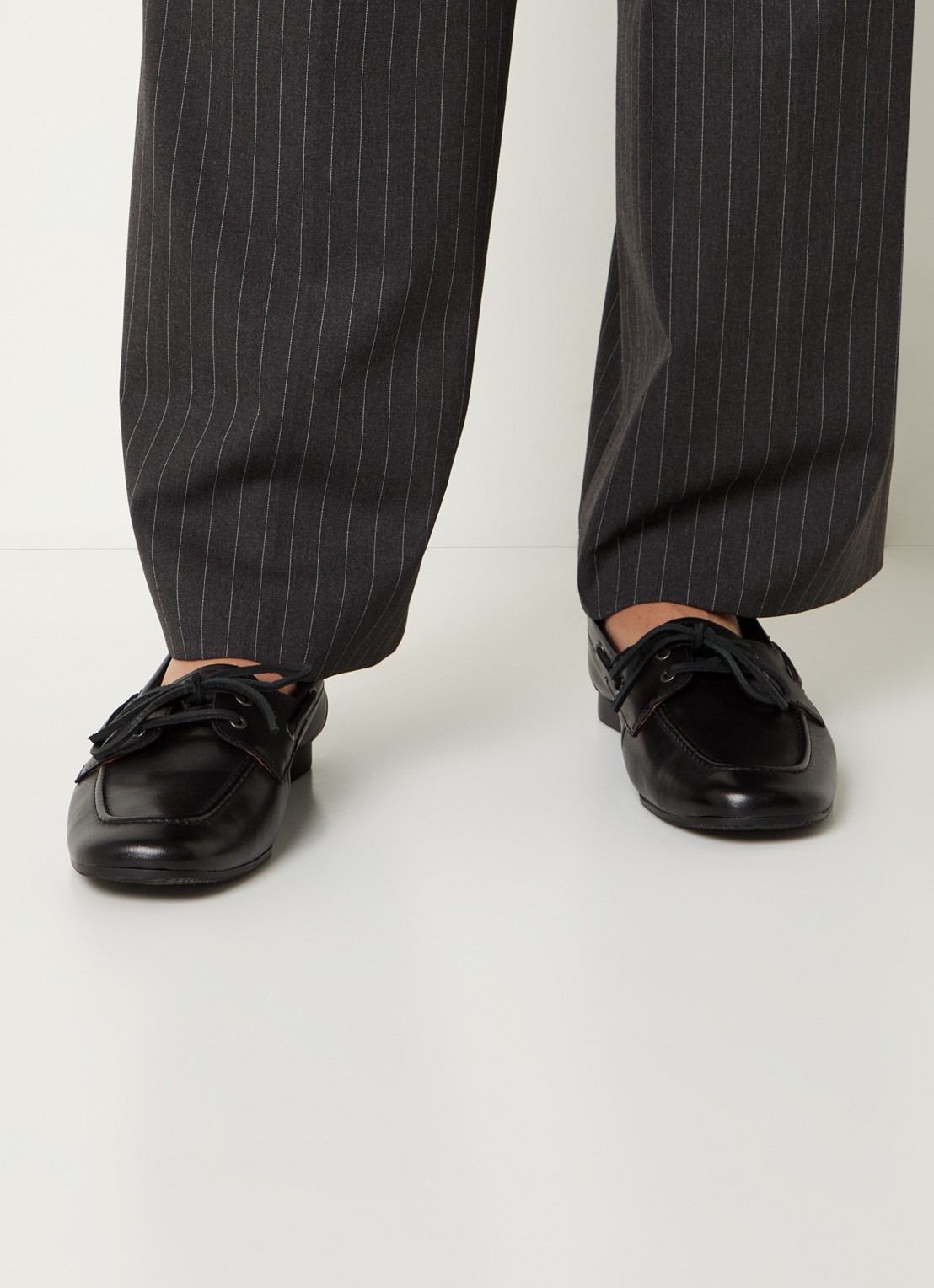 Vagabond Shoemakers Hillary bootschoen van leer  - voorkant 5 zwart
