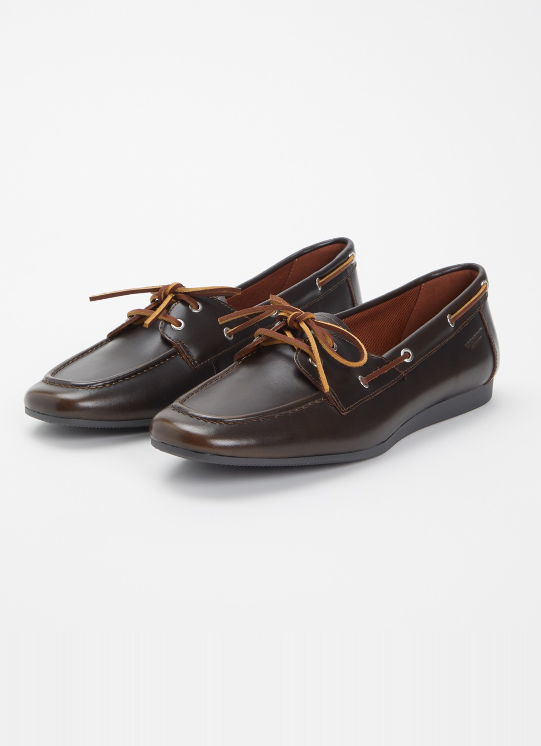 Vagabond Shoemakers Hillary bootschoen van leer - detail 2 donkerbruin