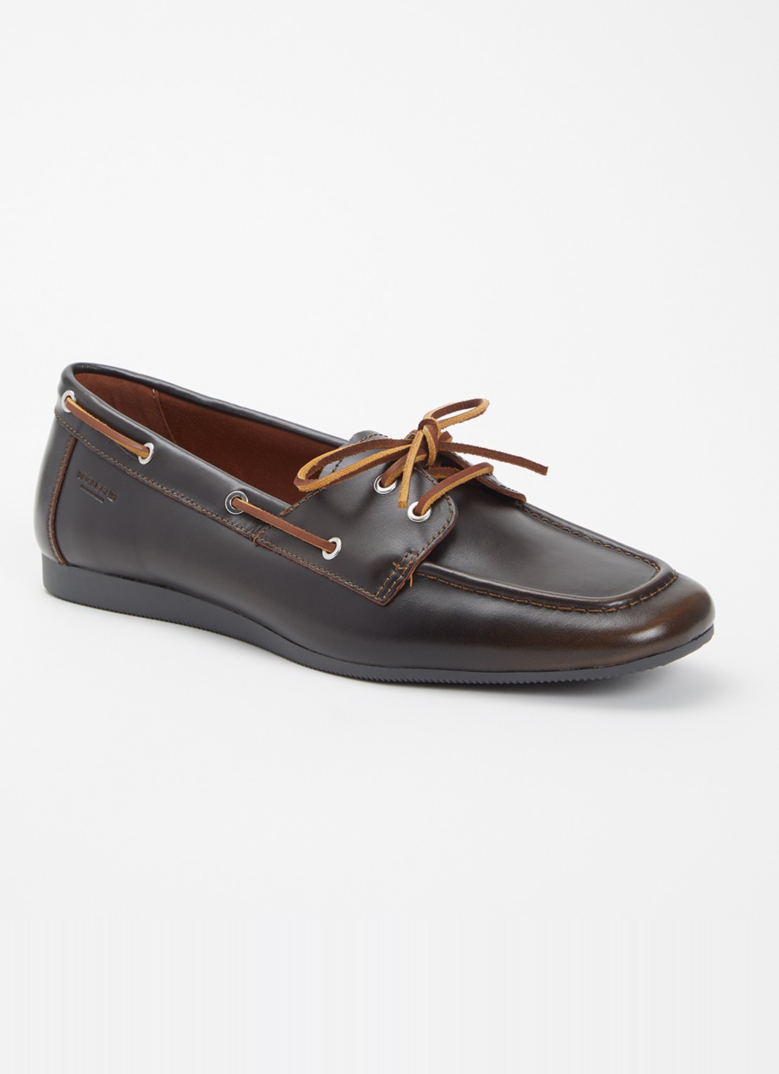 Vagabond Shoemakers Hillary bootschoen van leer - voorkant 5 donkerbruin