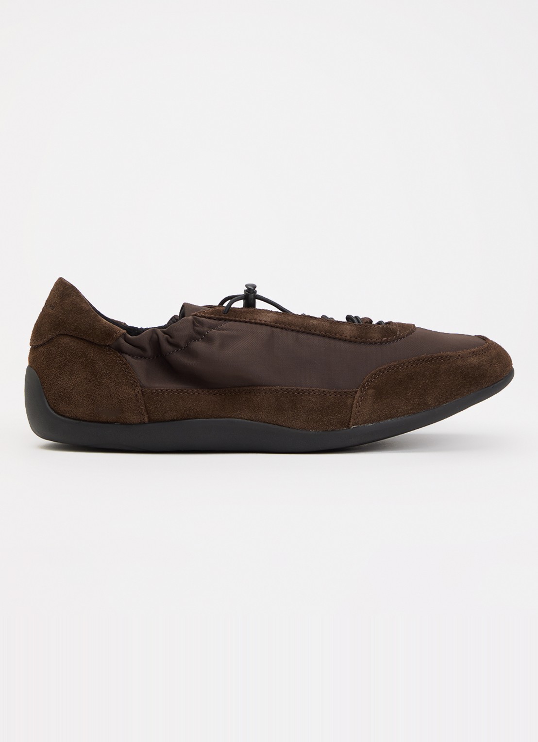 Vagabond Shoemakers Hollie sneaker met suède details - voorkant 2 donkerbruin