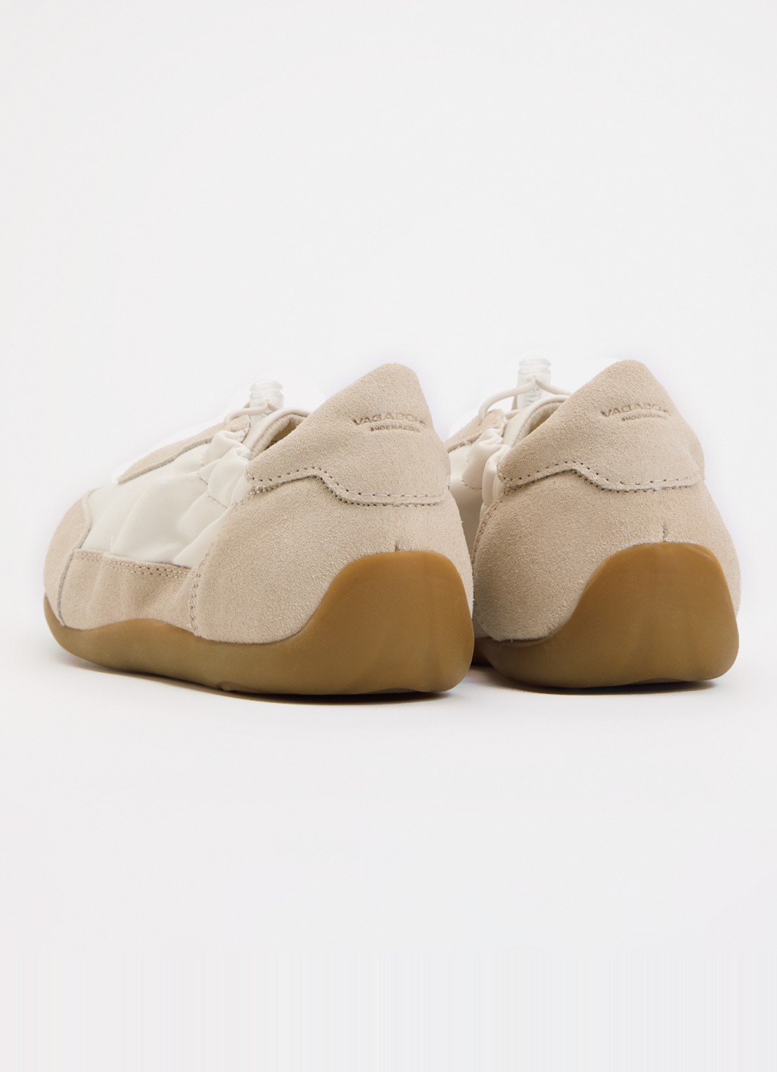 Vagabond Shoemakers Hollie sneaker met suède details - achterkant gebroken wit