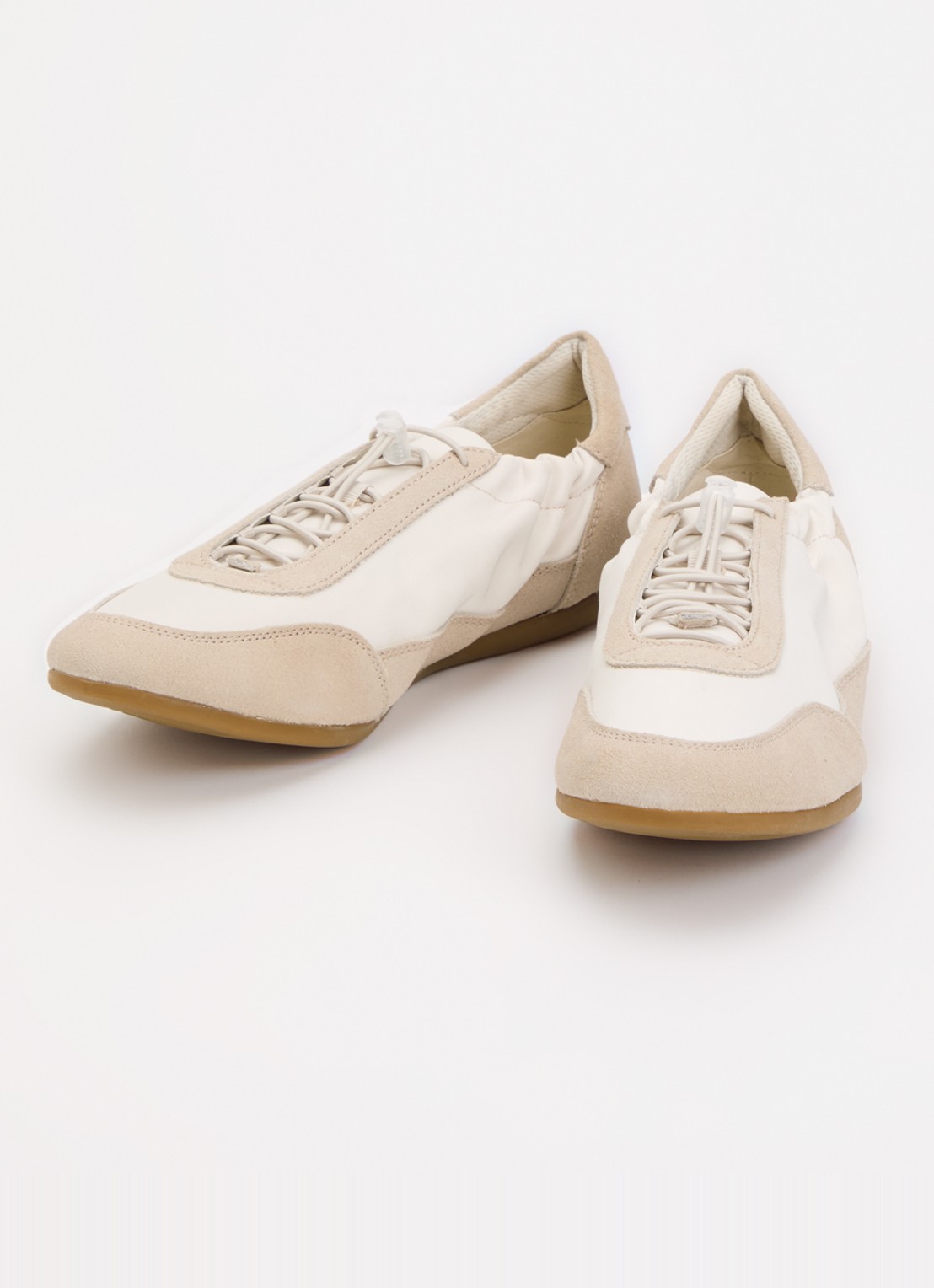 Vagabond Shoemakers Hollie sneaker met suède details - detail 2 gebroken wit