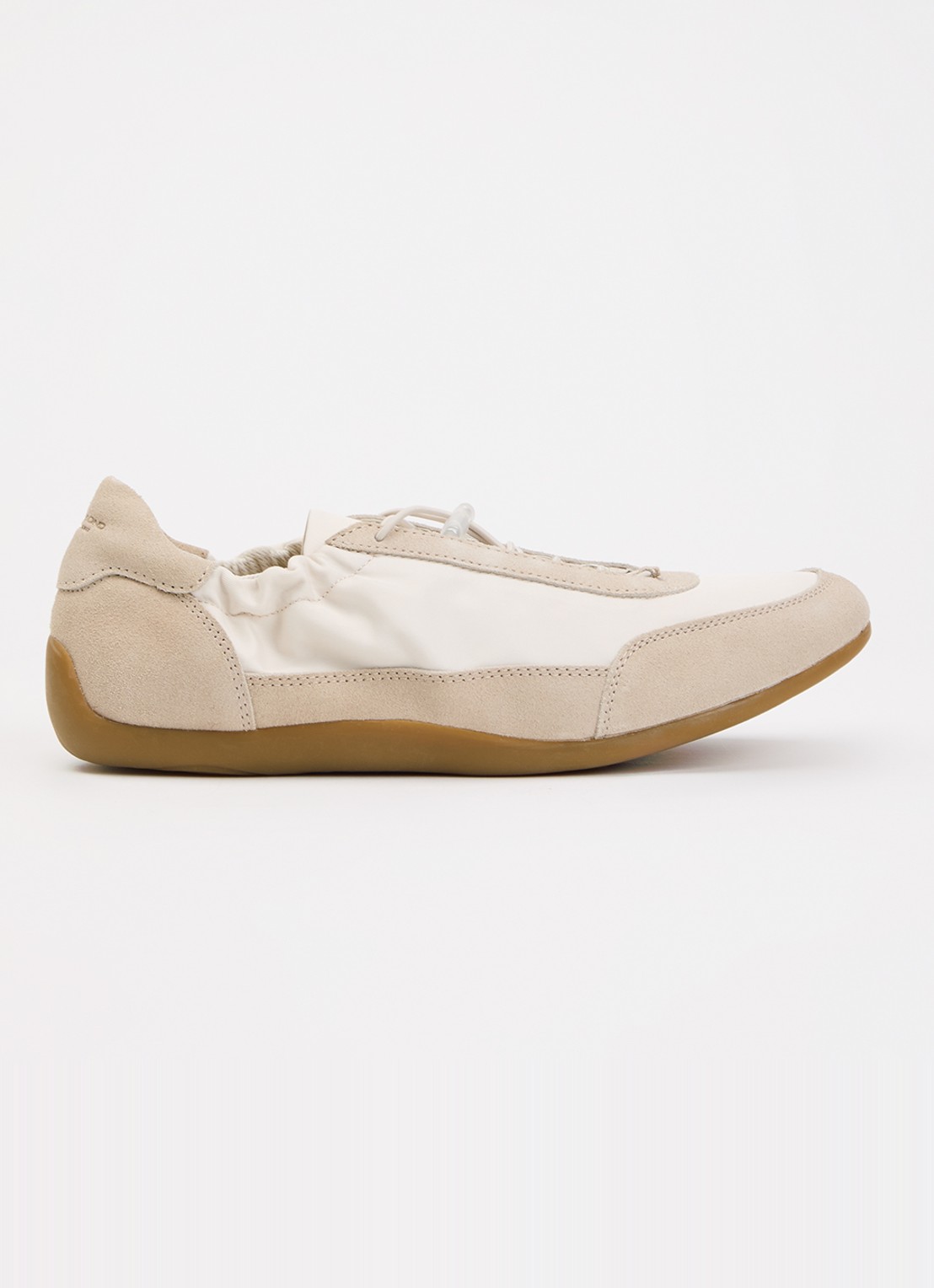 Vagabond Shoemakers Hollie sneaker met suède details - voorkant 5 gebroken wit