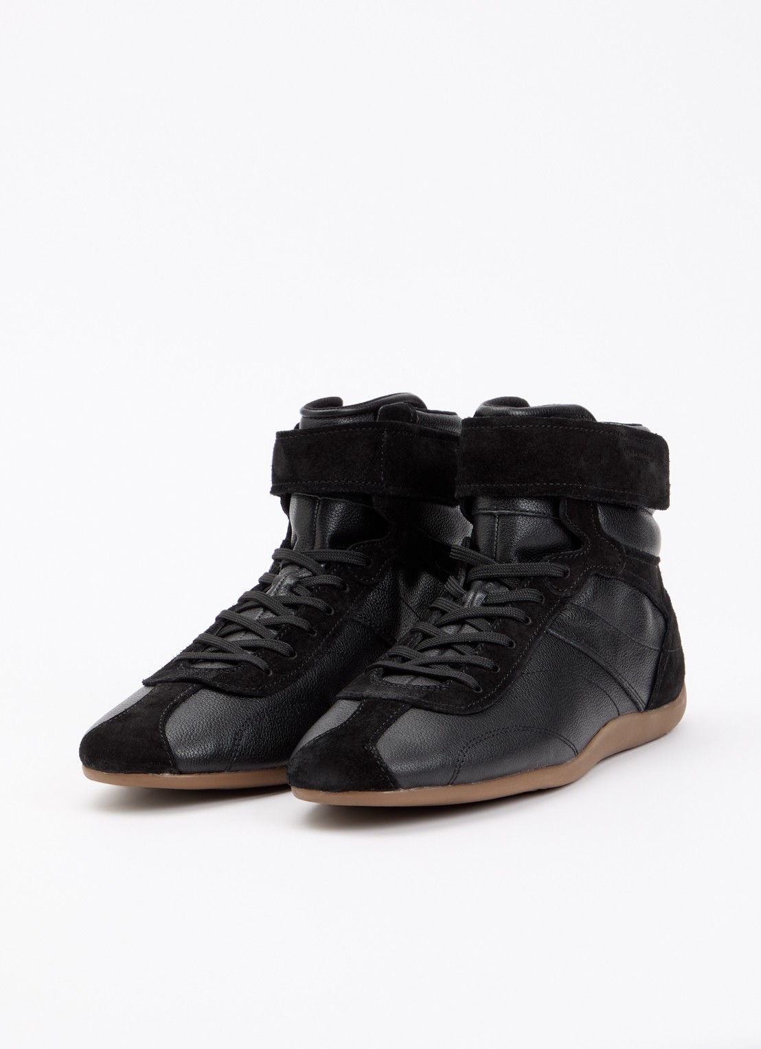 Vagabond Shoemakers Hollie sneaker van leer met suède details - detail 2 zwart