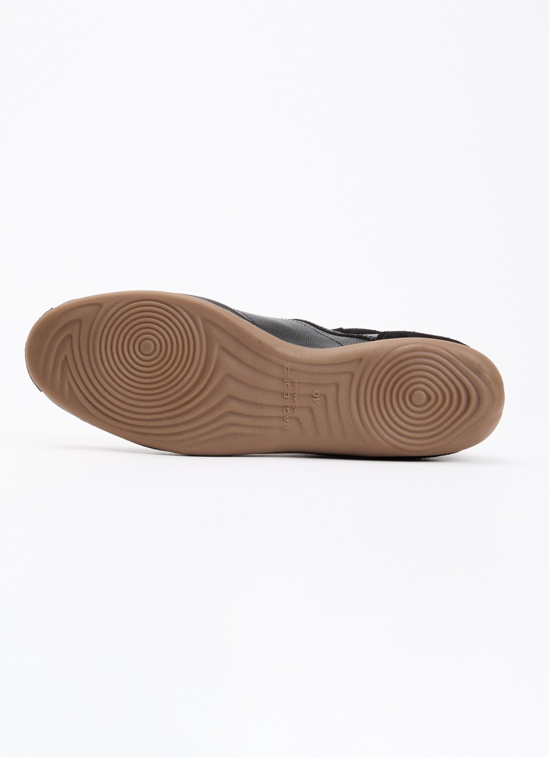 Vagabond Shoemakers Hollie sneaker van leer met suède details - detail 3 zwart