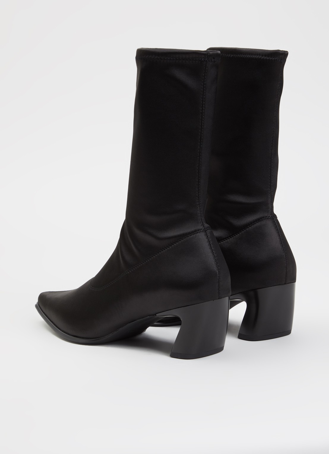 Vagabond Shoemakers Ilona enkellaarsje van satijn - achterkant 4 zwart