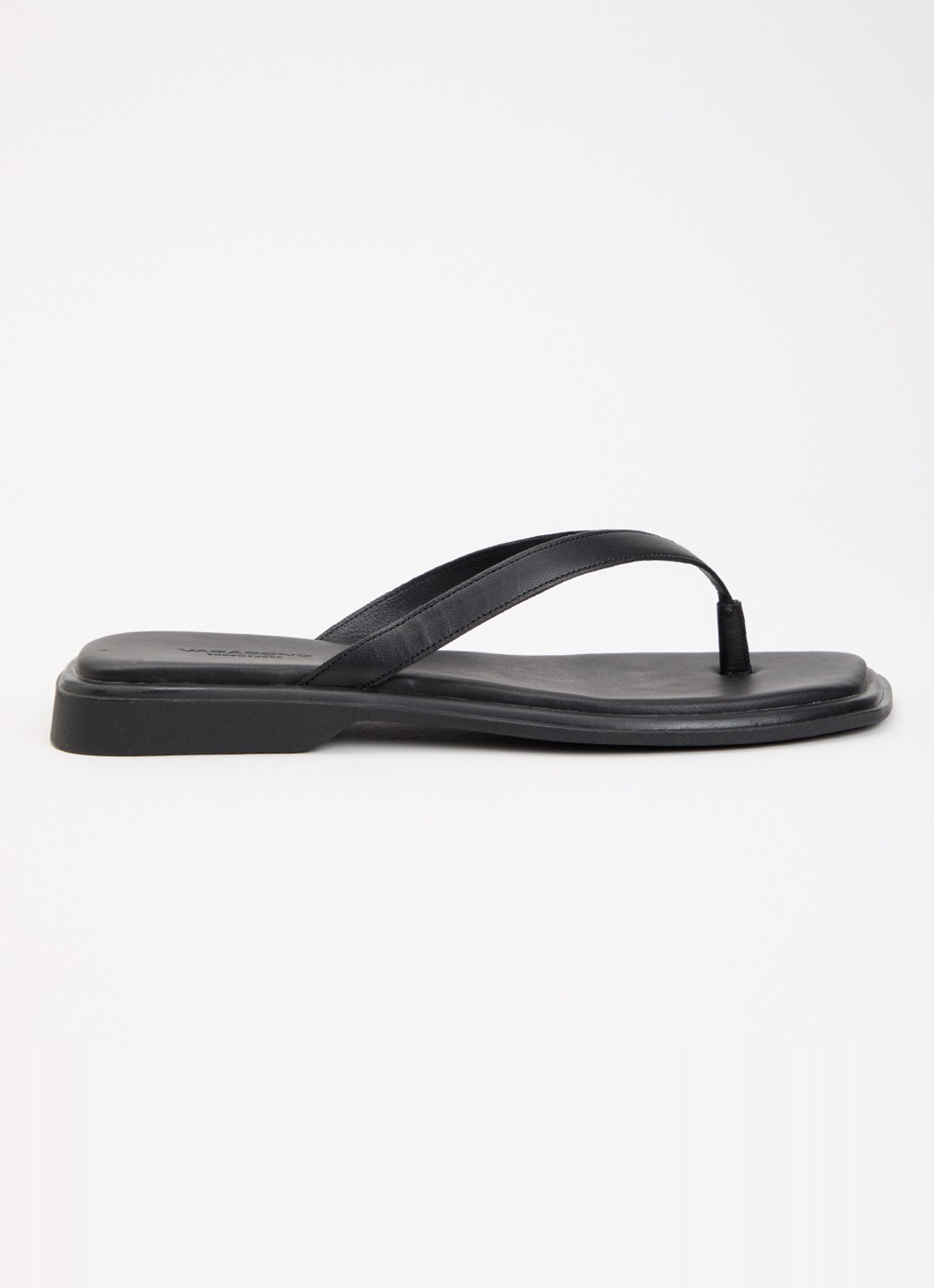 Vagabond Shoemakers Izzy slipper van leer - voorkant 5 zwart
