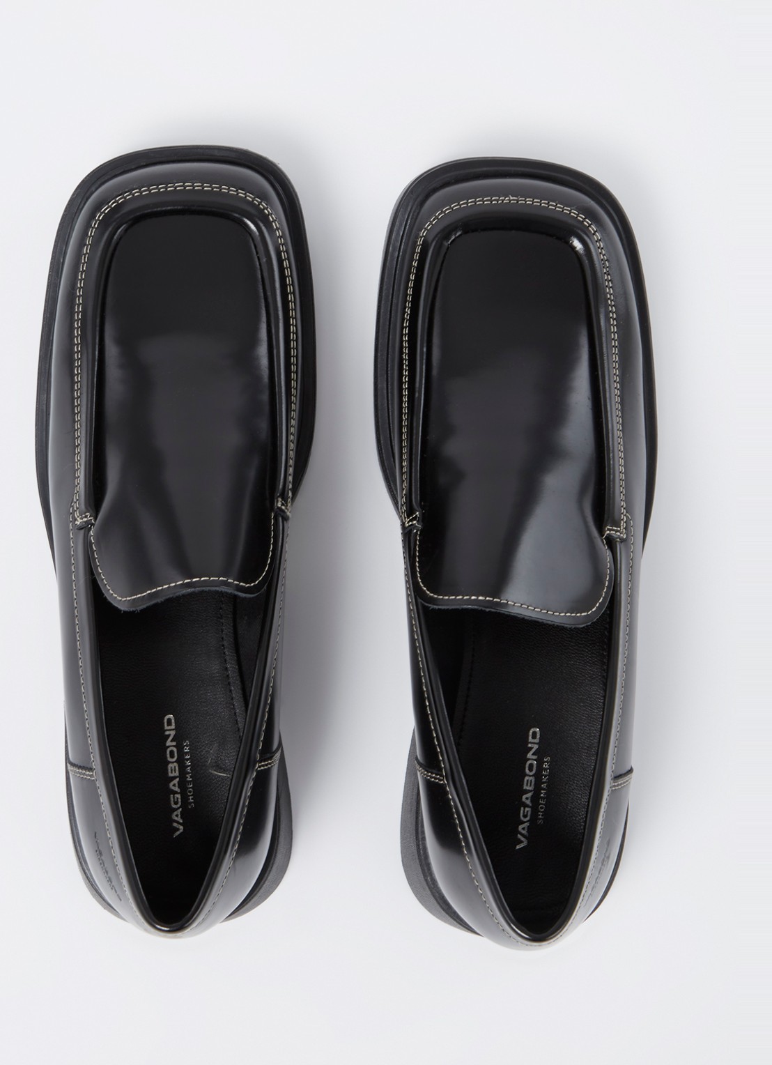 Vagabond Shoemakers Jaclyn loafer van lakleer - detail 3 zwart