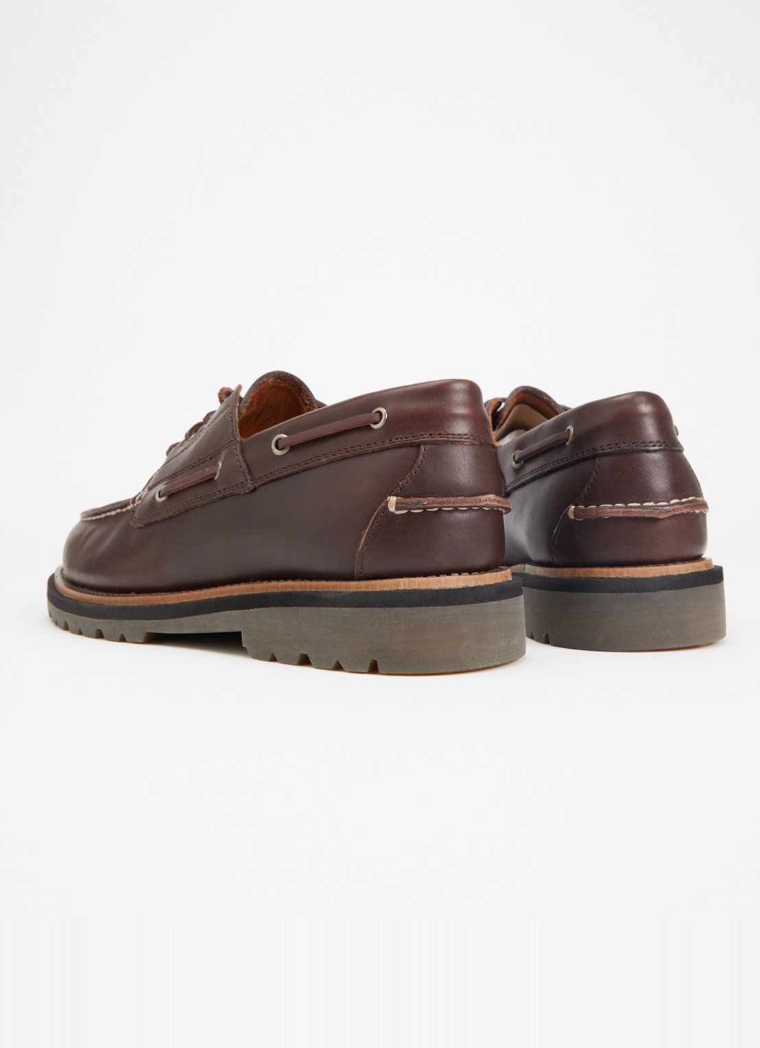 Vagabond Shoemakers Jay bootschoen van leer - achterkant bruin