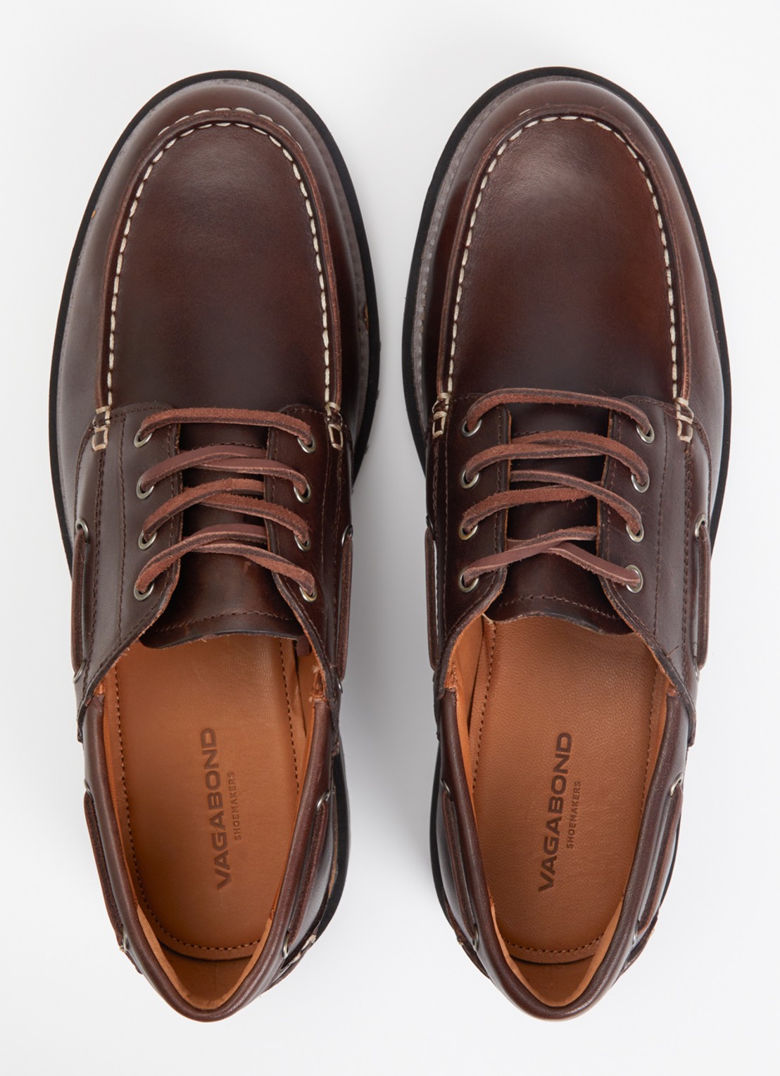 Vagabond Shoemakers Jay bootschoen van leer - detail 3 bruin