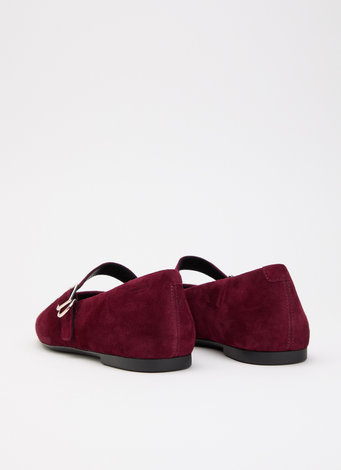 Vagabond Shoemakers Jolin ballerina van geitensuède - achterkant 5 bordeauxrood