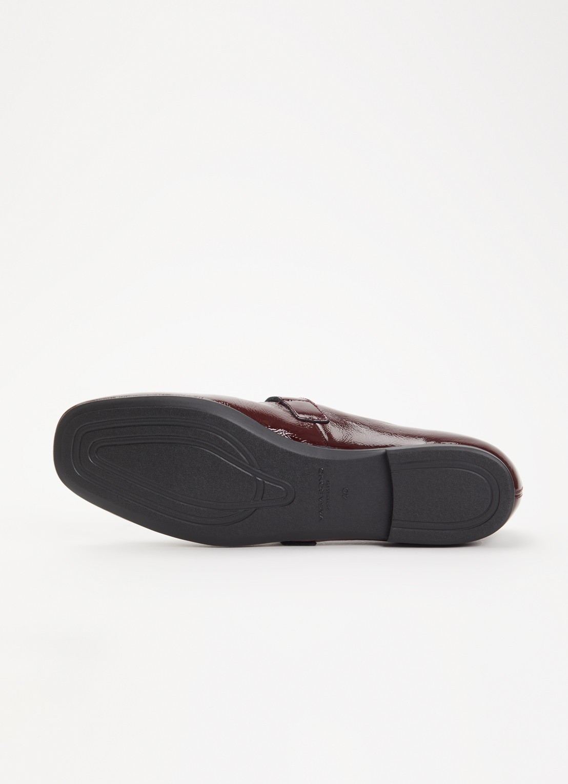 Vagabond Shoemakers Jolin ballerina van leer met lakfinish - detail 3 bordeauxrood