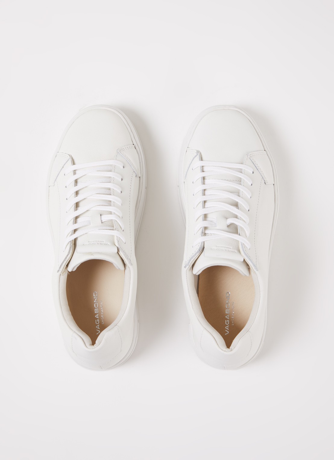 Vagabond Shoemakers Judy Platform sneaker van leer  - detail 3 wit