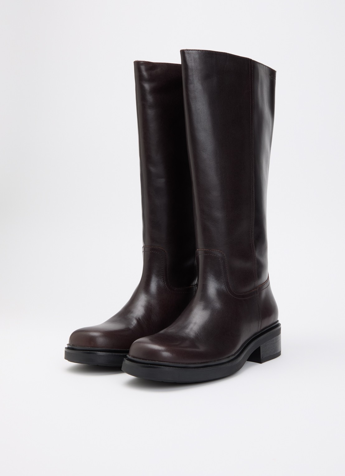 Vagabond Shoemakers Karlie laars van leer - detail 2 donkerbruin
