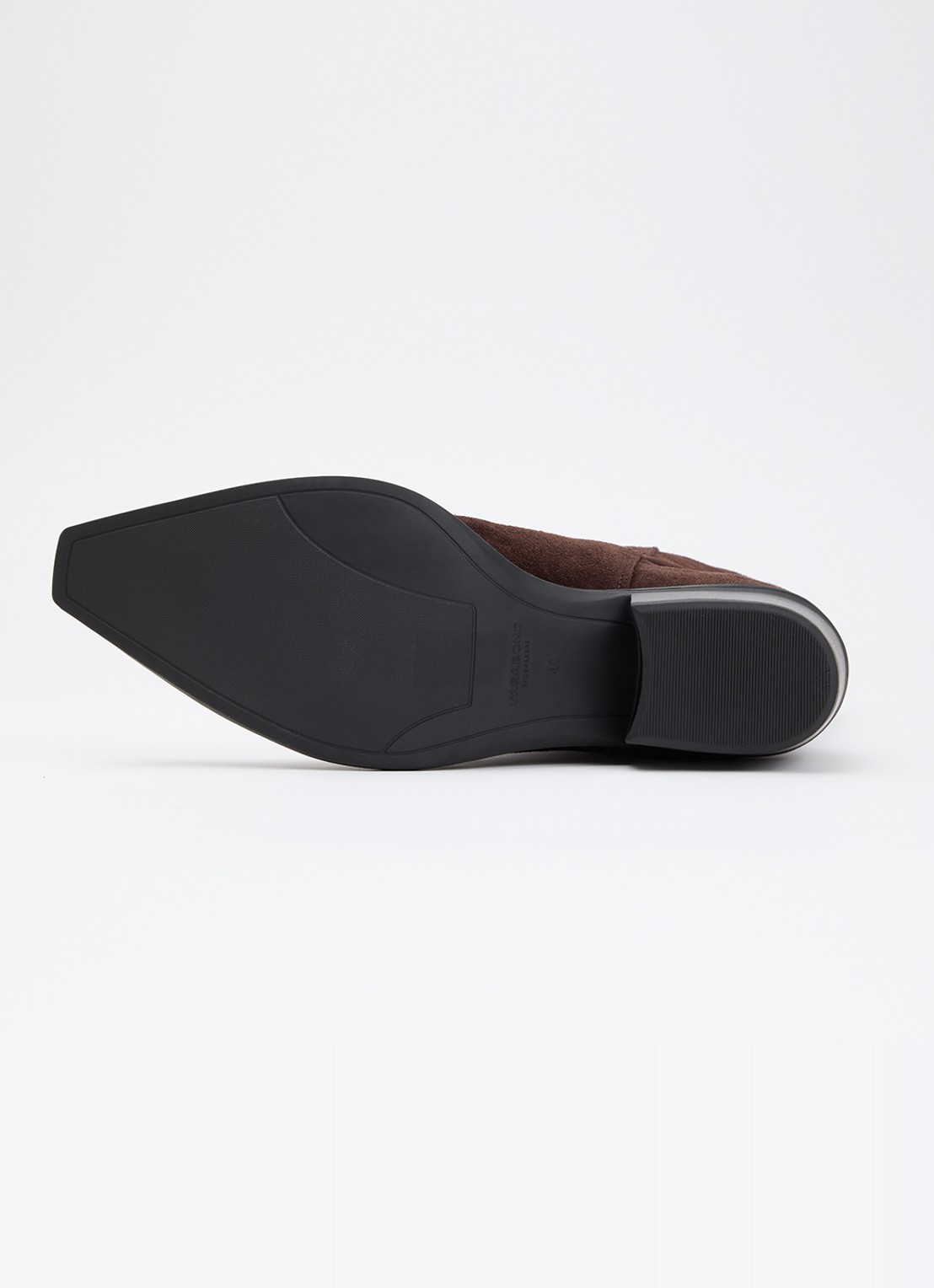 Vagabond Shoemakers Kelsey cowboylaars van suède - detail 3 donkerbruin