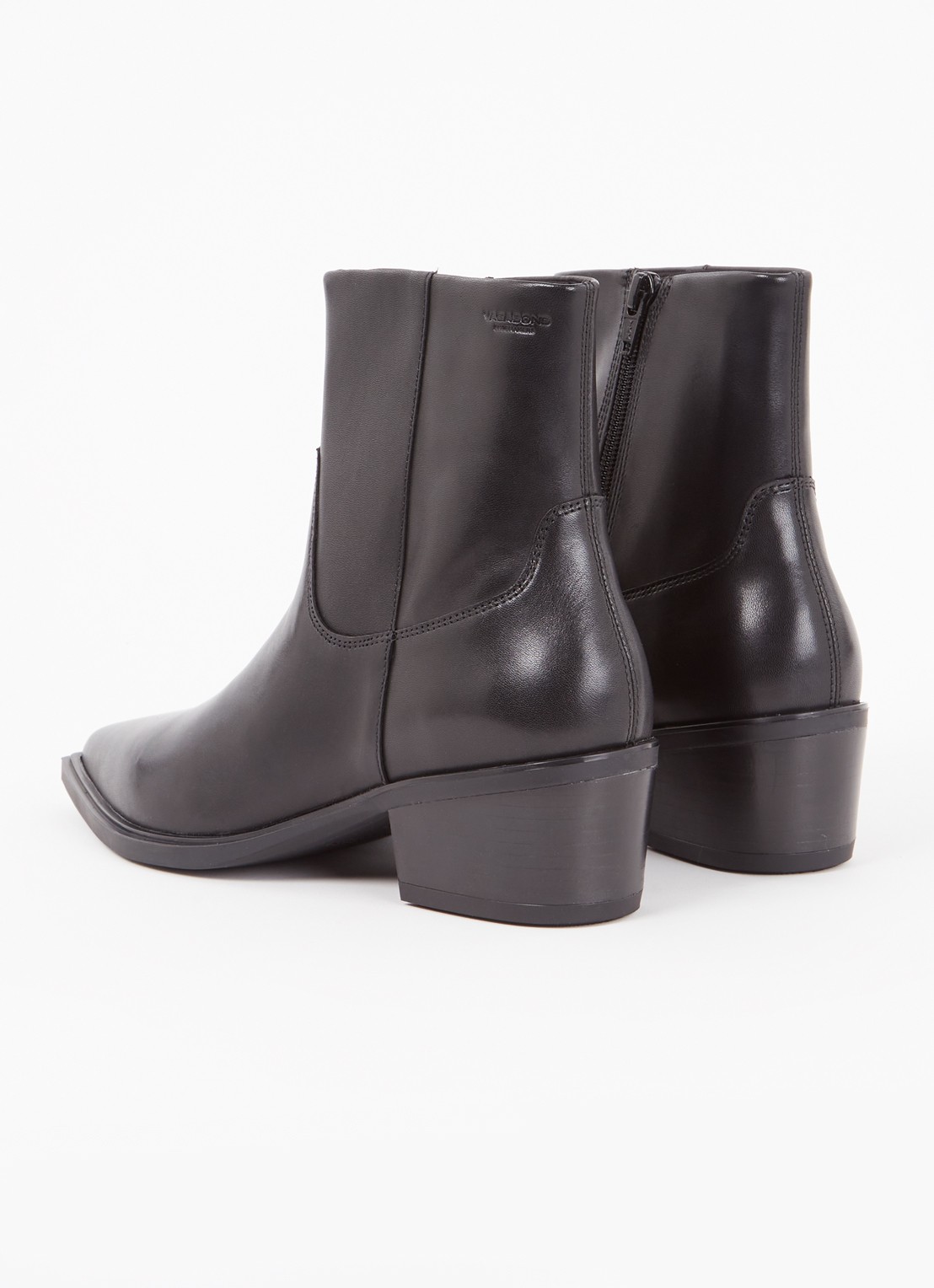 Vagabond Shoemakers Kelsey enkellaarsje van leer - achterkant 3 zwart