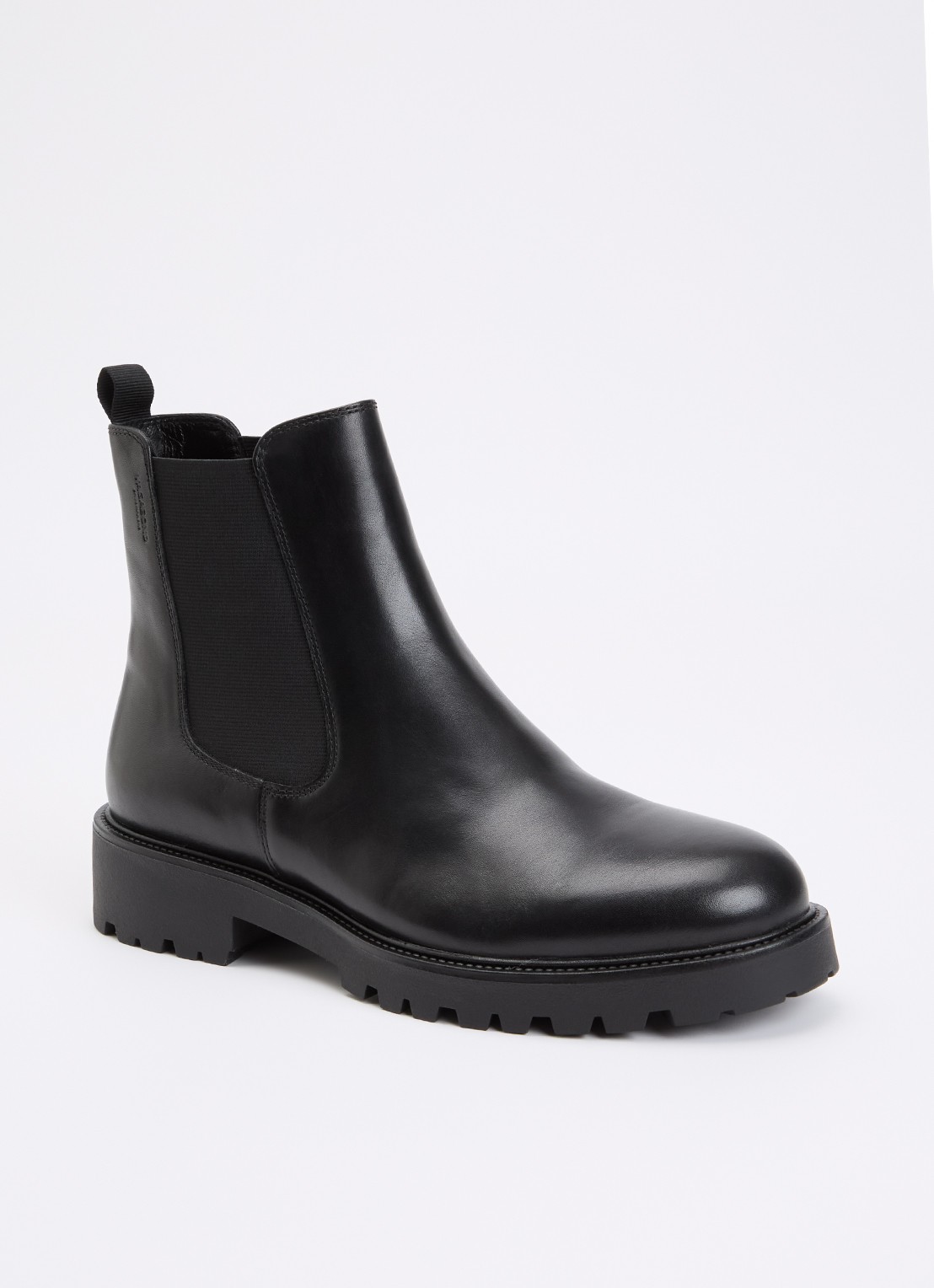 Vagabond Shoemakers Kenova chelsea boot van leer - voorkant zwart