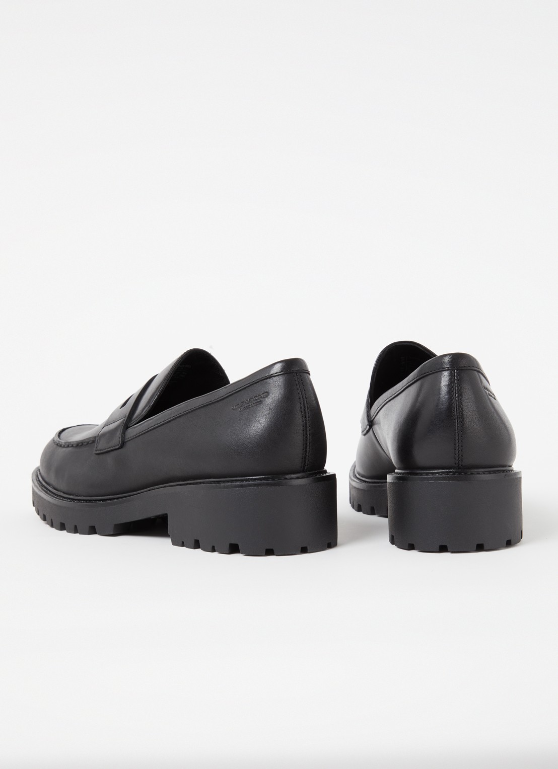 Vagabond Shoemakers Kenova loafer van leer - detail 4 zwart