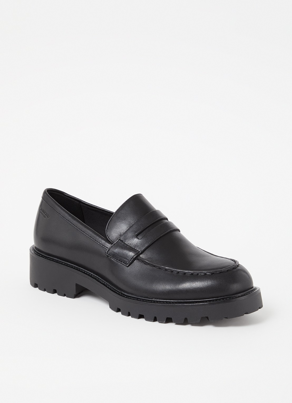 Vagabond Shoemakers Kenova loafer van leer - voorkant 2 zwart