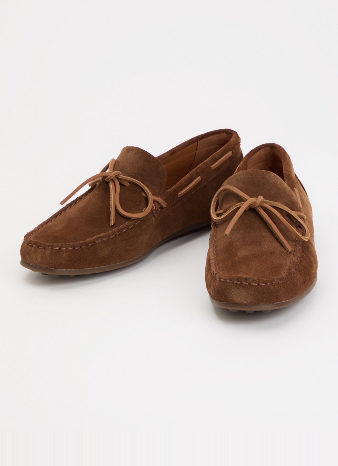 Vagabond Shoemakers Larissa bootschoen van suède - detail cognac