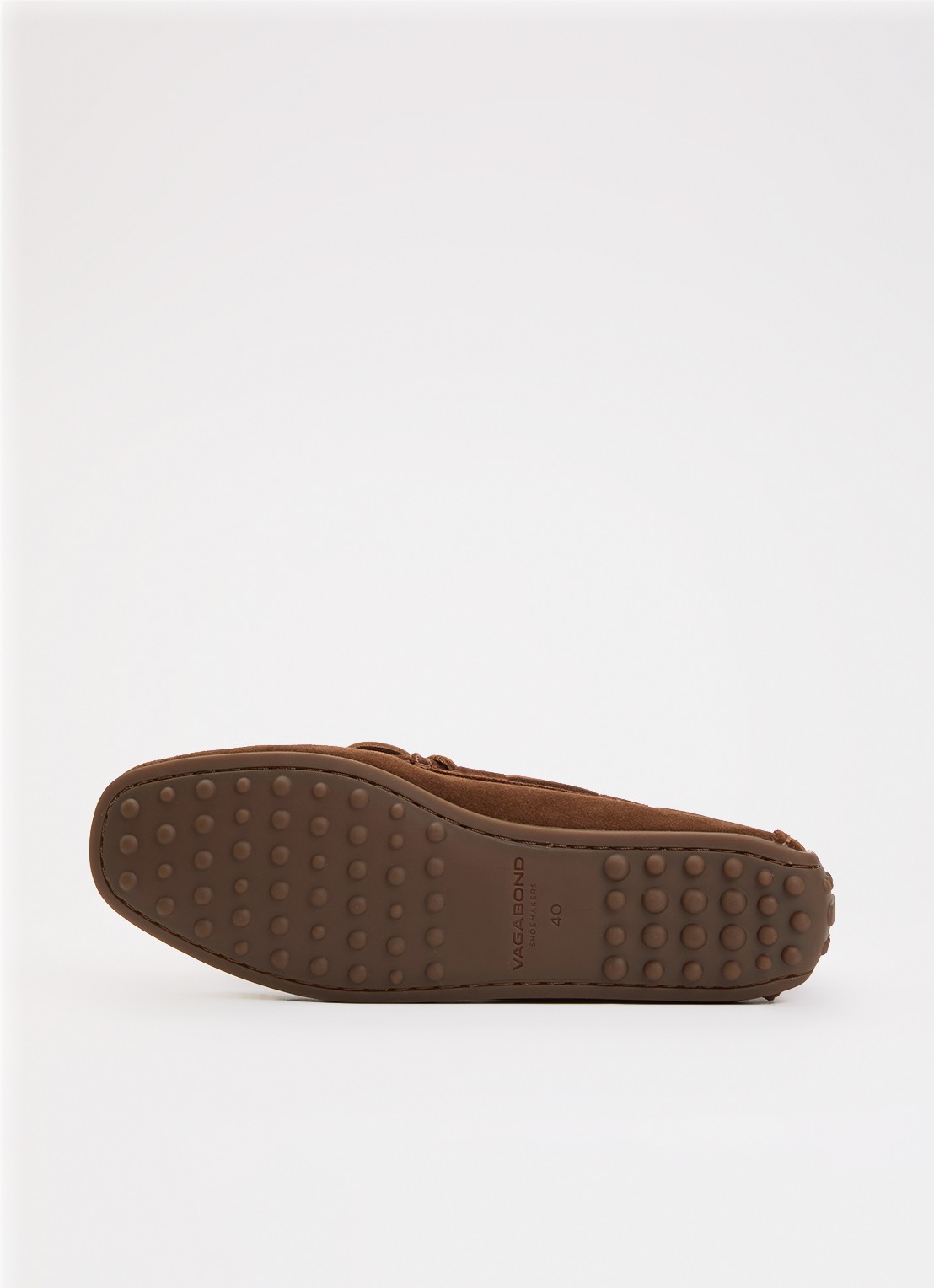Vagabond Shoemakers Larissa bootschoen van suède - detail 3 cognac