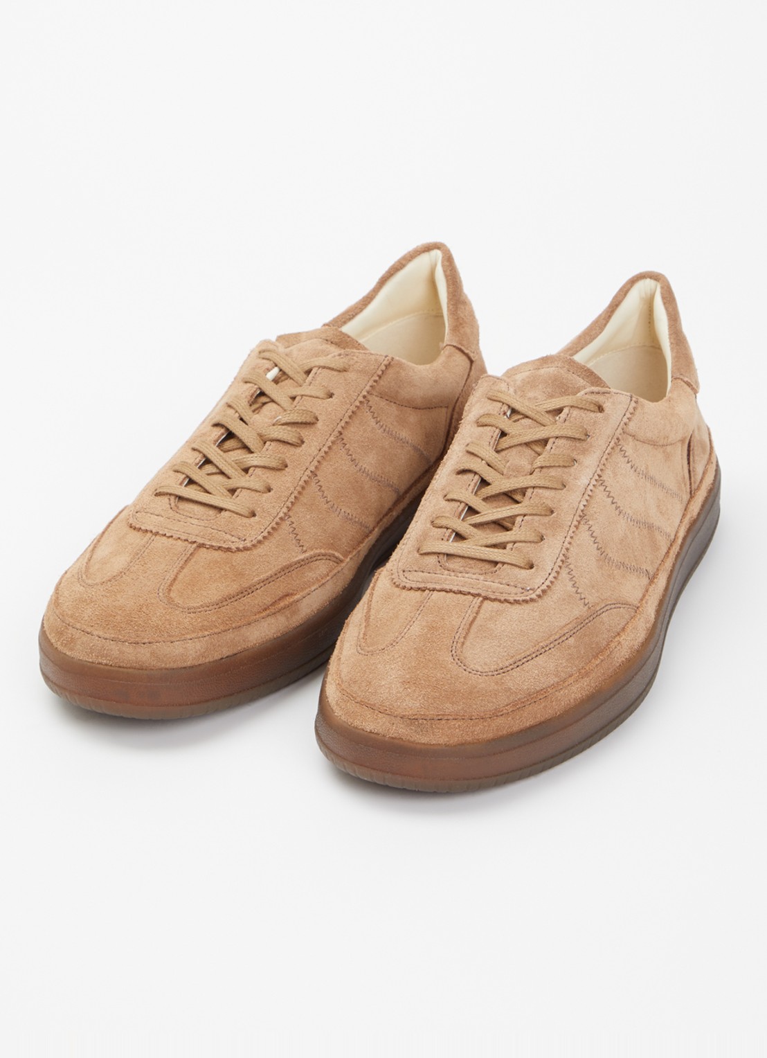 Vagabond Shoemakers Leo Court sneaker van suéde  - detail 3 bruin