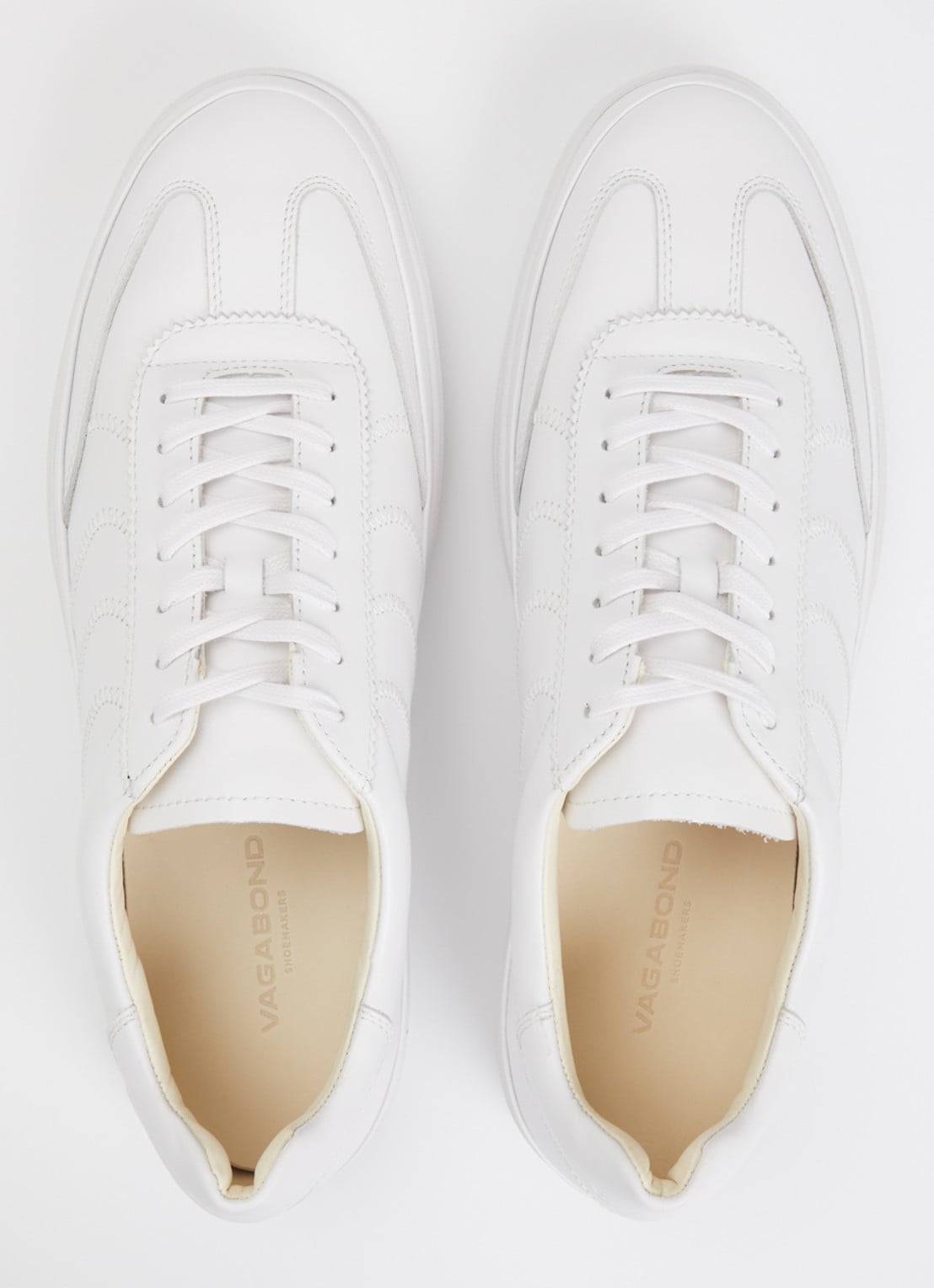 Vagabond Shoemakers Leo sneaker van leer - detail 4 wit