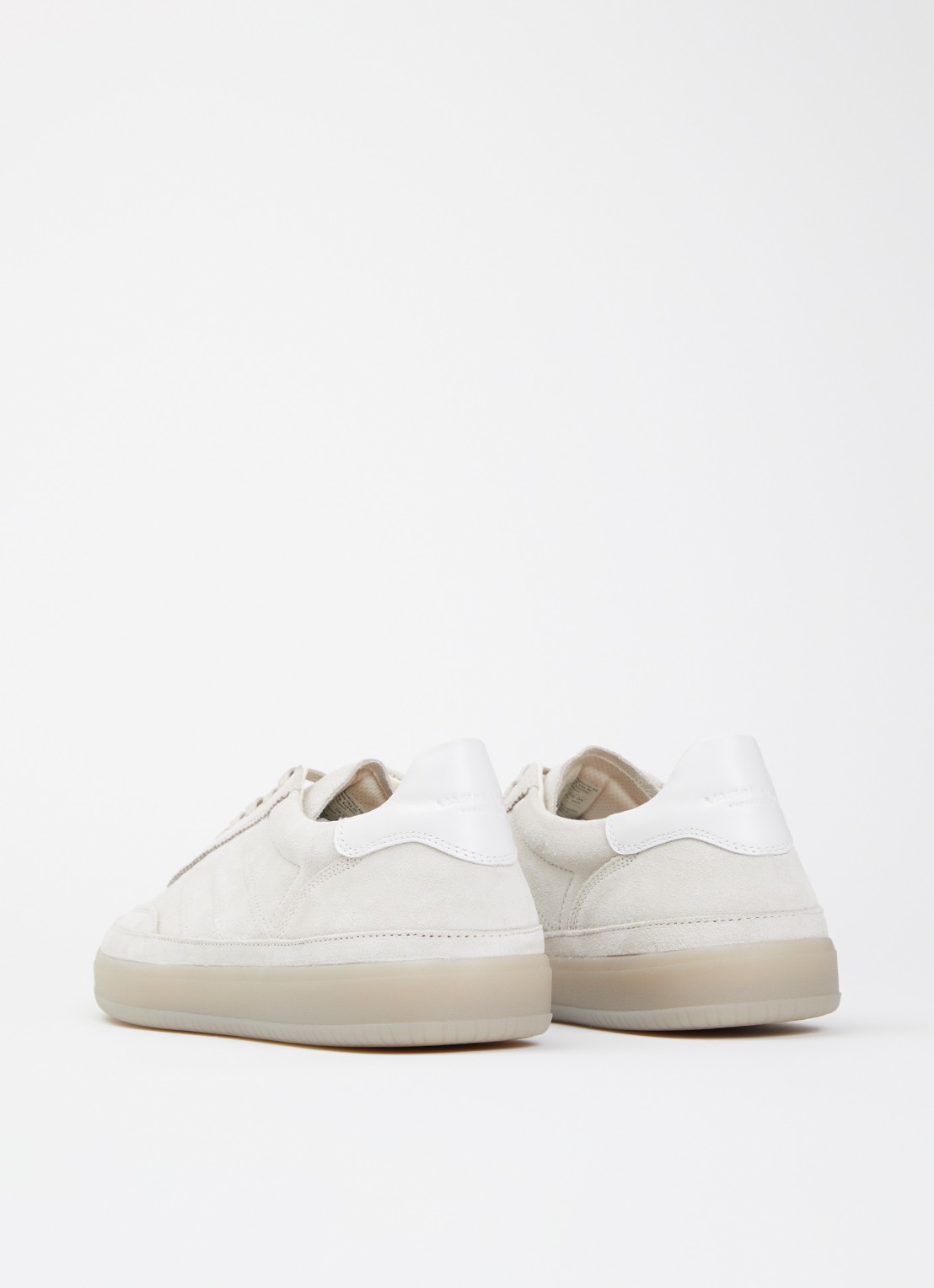 Vagabond Shoemakers Leo sneaker van suède - achterkant 5 beige