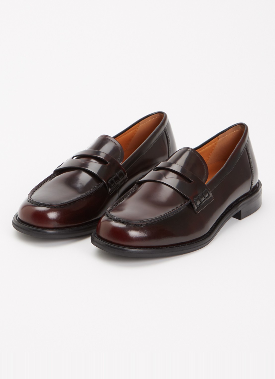 Vagabond Shoemakers Linn loafer van lakleer  - detail 4 donkerbruin