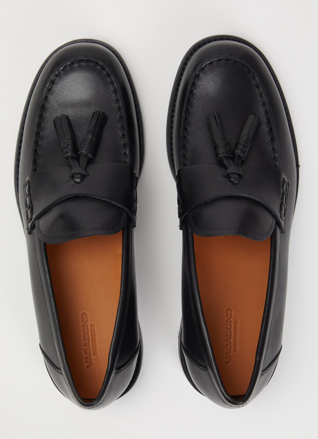 Vagabond Shoemakers Linn loafer van leer  - detail 5 zwart