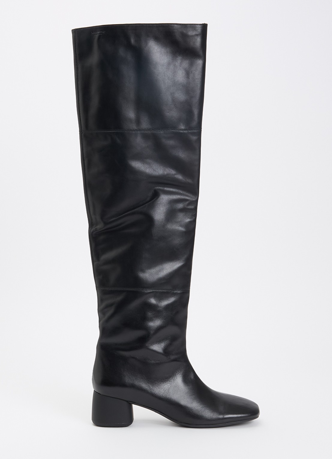 Vagabond Shoemakers Livia laars van leer - voorkant 4 zwart