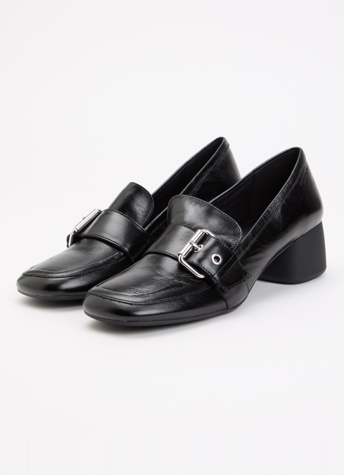 Vagabond Shoemakers Livia pump van leer met gespdetail - detail 4 zwart