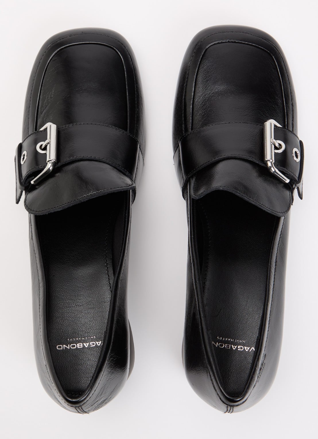 Vagabond Shoemakers Livia pump van leer met gespdetail - detail 5 zwart