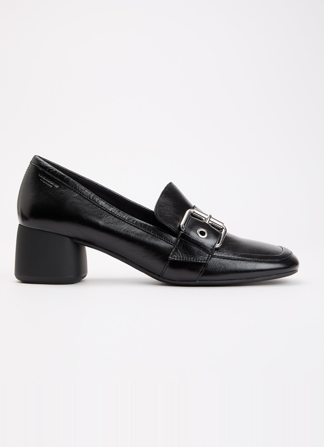 Vagabond Shoemakers Livia pump van leer met gespdetail - voorkant 2 zwart