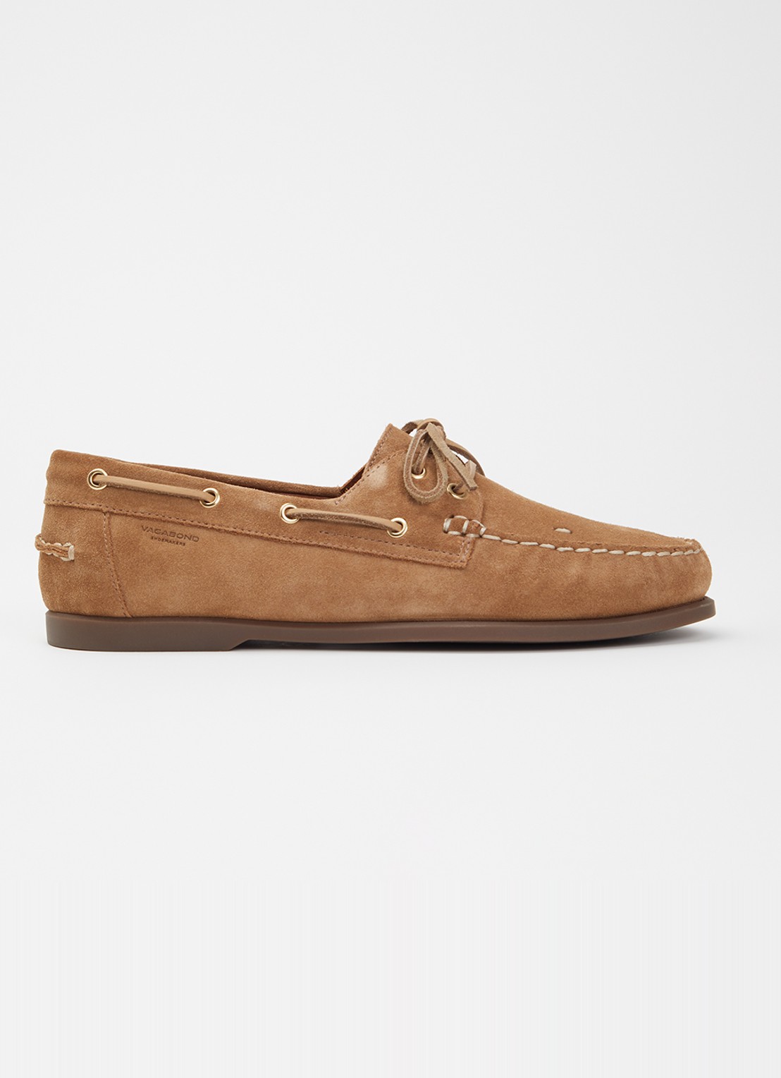 Vagabond Shoemakers Loui bootschoen van suède - voorkant zand