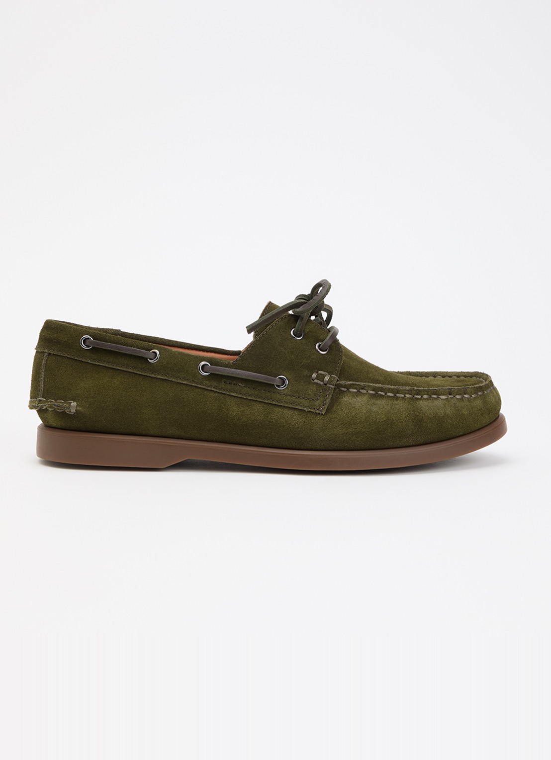Vagabond Shoemakers Loui M bootschoen van suède - voorkant 4 donkergroen