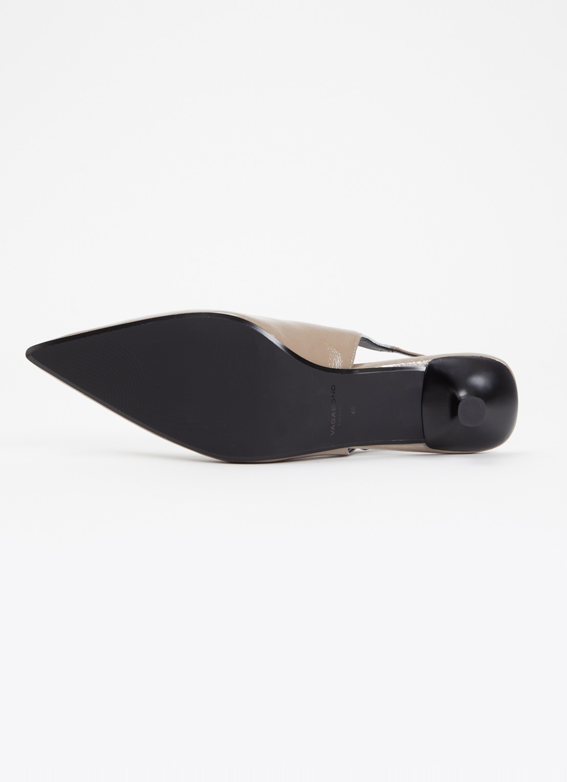 Vagabond Shoemakers Lykke slingback van lakleer - detail 6 taupe