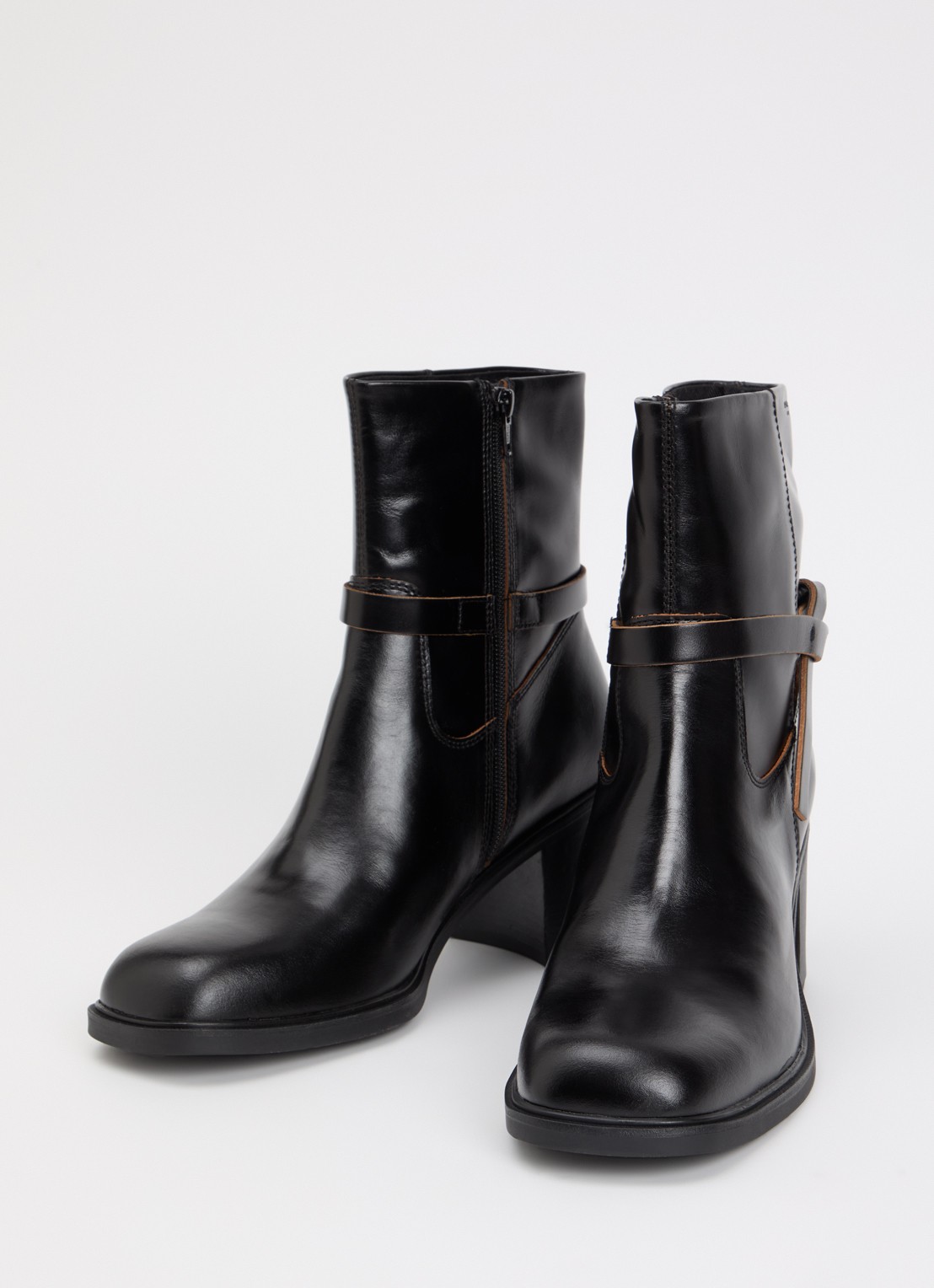 Vagabond Shoemakers Meryl enkellaarsje van leer - detail 2 zwart